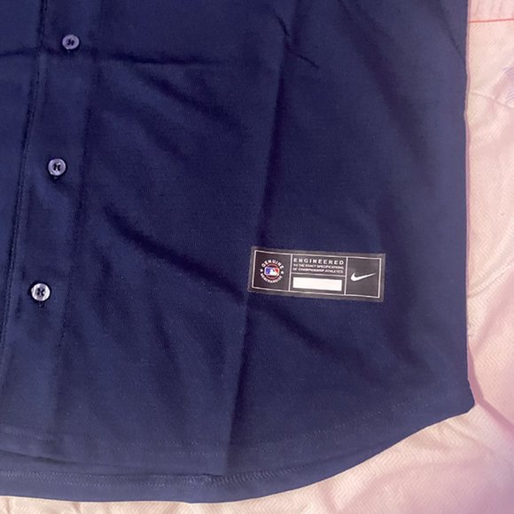 Buster Posey Jersey Nike MLB Blue San Francisco Giants Baseball Jersey 28# - Picture 9 of 12